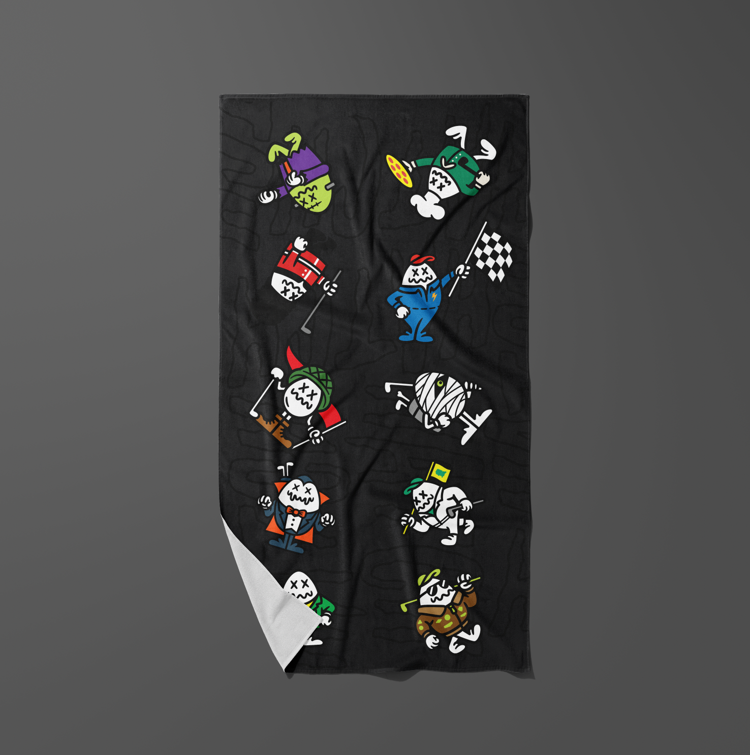 Mully's Costume Party Towel Hatch Golf Co