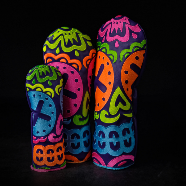 Neon Big Face Sugar Skull Driver / FW Wood / Hybrid