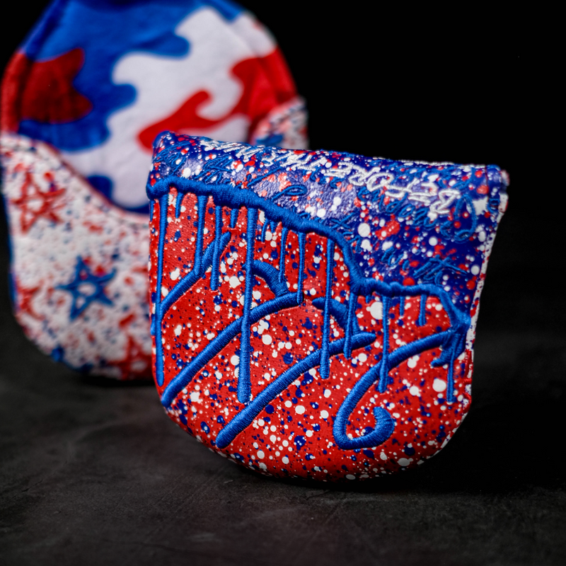 1776 RWB Patriot Splatter Mallet Cover