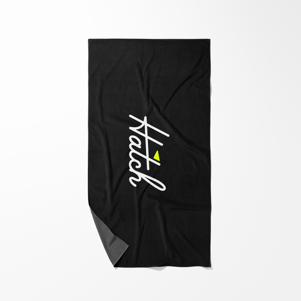 Classic Hatch Flag Script Players Towel