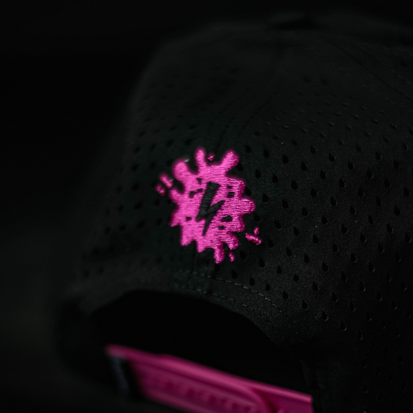 Black/Pink WGAP Rope Hat