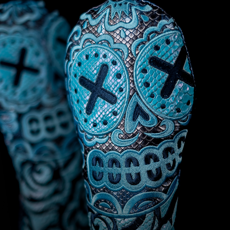 Snakeskin Sugar Skull FW Wood Cover – Hatch Golf Co