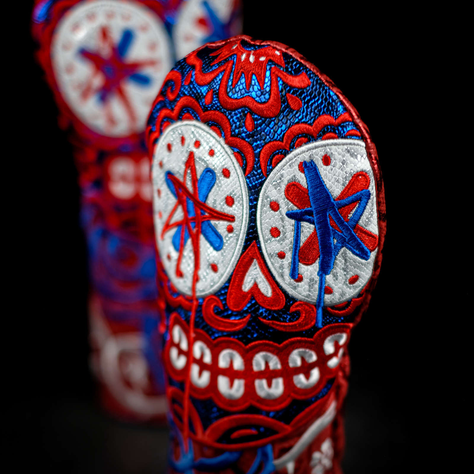 USA Defaced Sugar Skull FW Wood Cover – Hatch Golf Co
