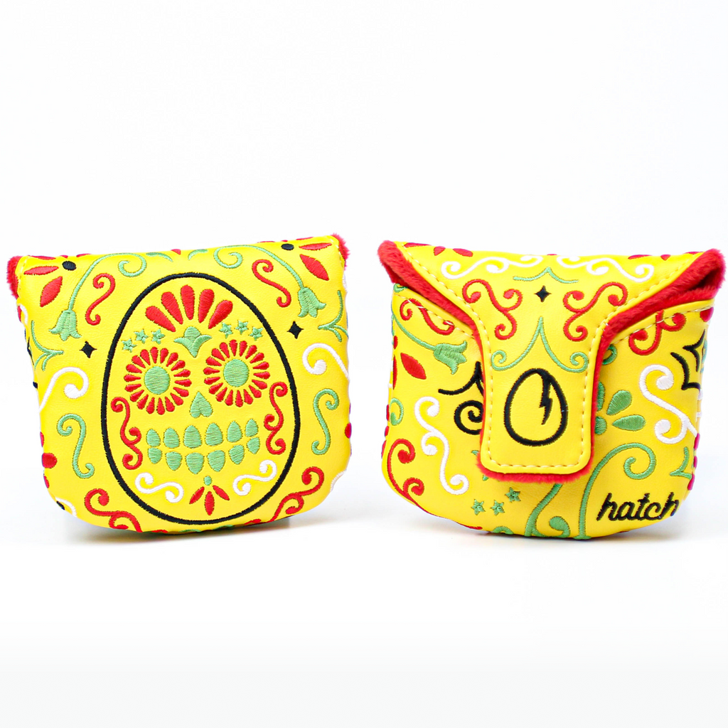 Hatch Golf Sugar Skull Mallet Cover