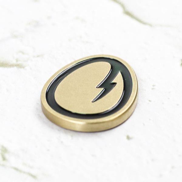 Electric Brass & Green Ball Marker