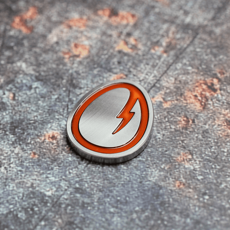 Electric Stainless Steel & Orange Ball Marker